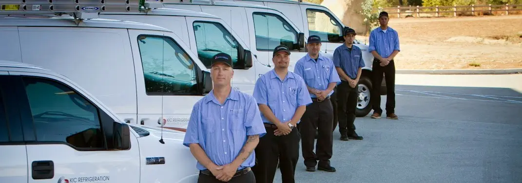 KIC Refrigeration crew ready for Mini Split Repair jobs across Marina del Rey